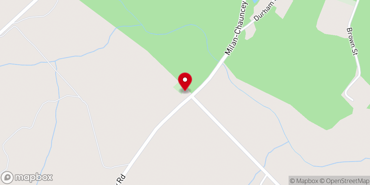Map showing location of Sugar Creek S.C. Methodist Church
