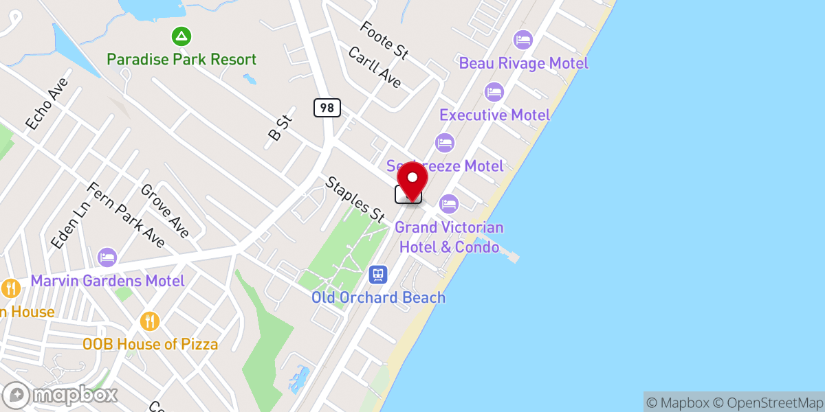 Map showing location of St Margaret's Parish Hall