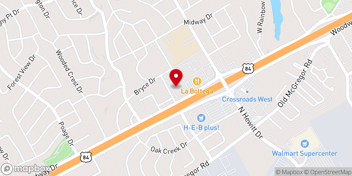 Map showing location of Central Presbyterian Church