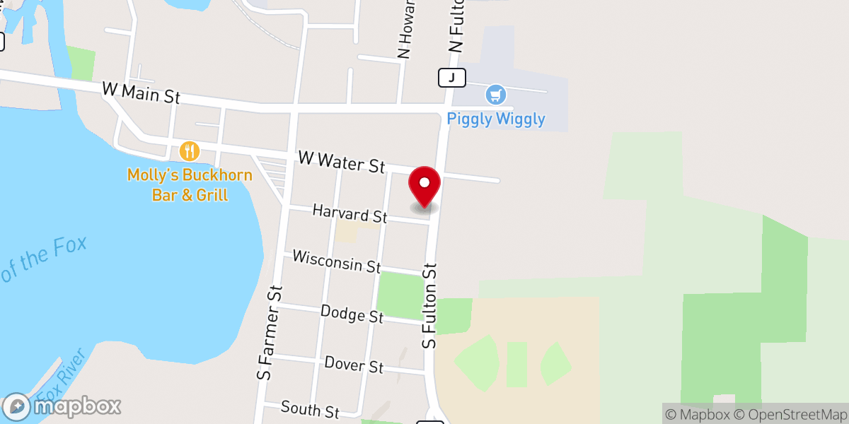 Map showing location of Princeton Emmanuel United Methodist Church