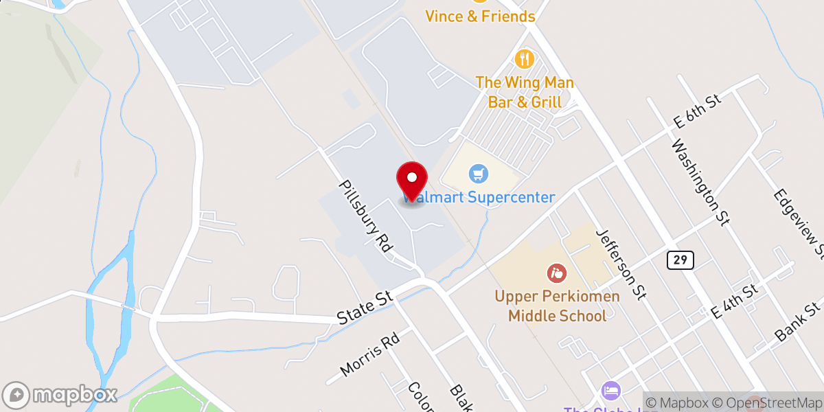 Map showing location of C J Robinson Co Inc
