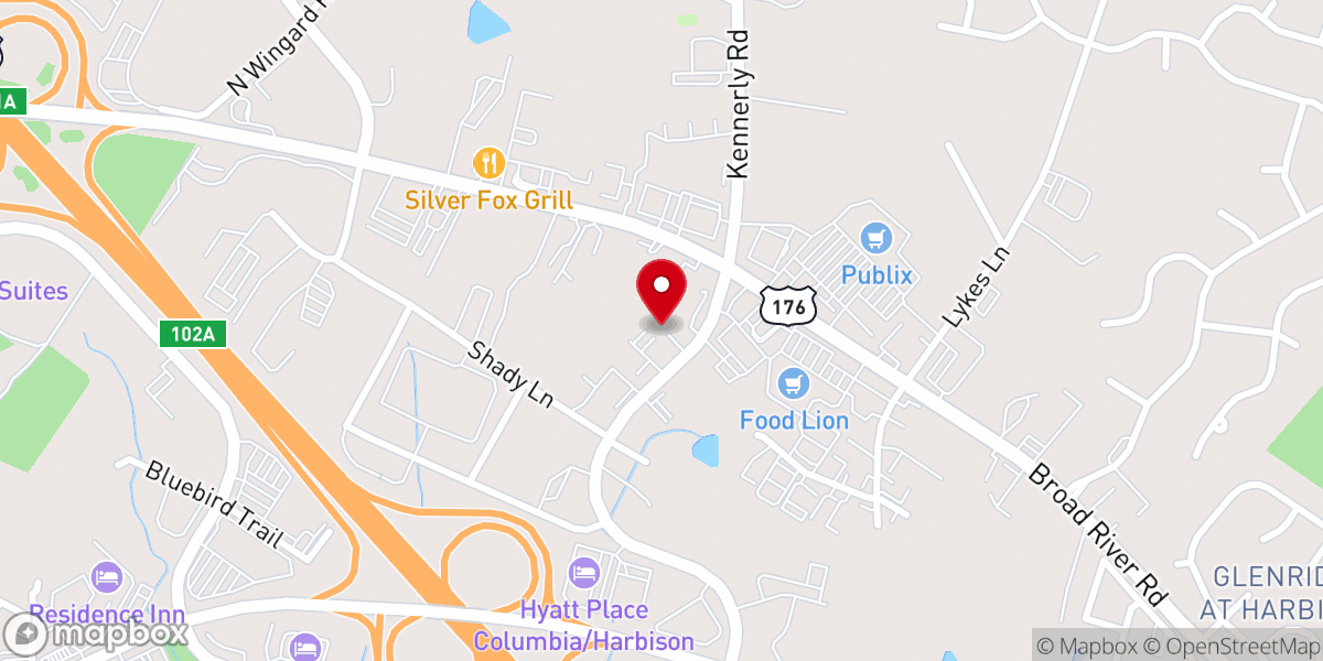 Map showing location of St James Fire Baptized