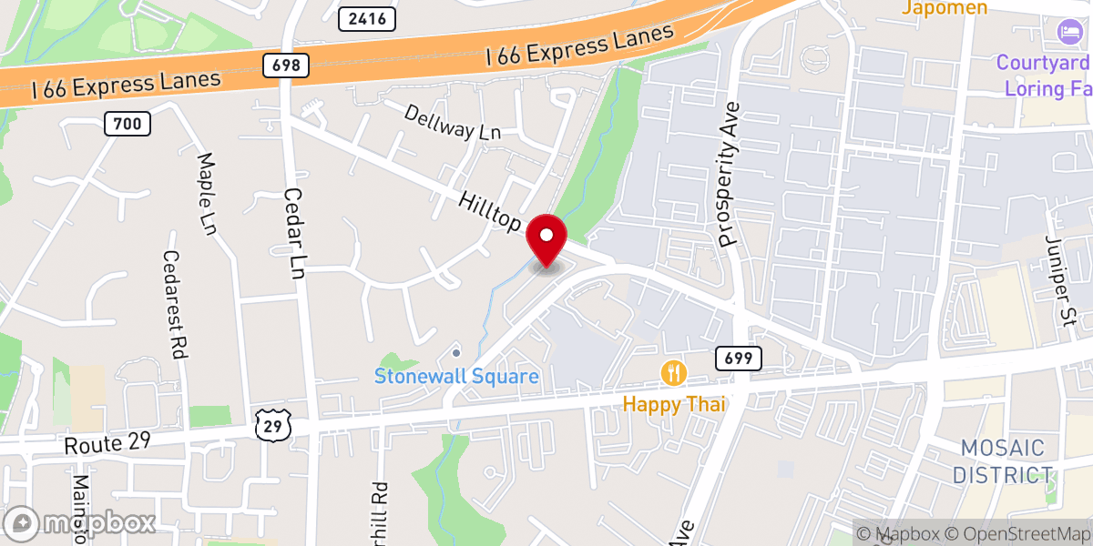 Map showing location of 北維州中華基督教會 (Northern Virginia Chinese Christian Church)