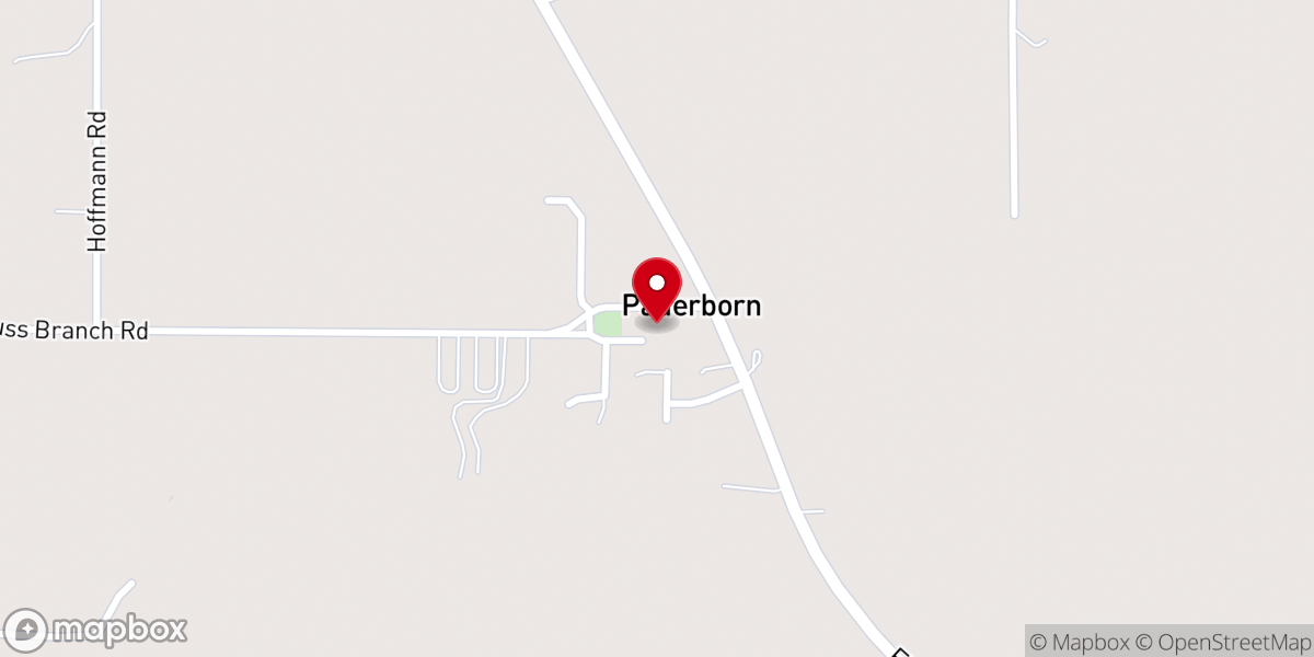 Map showing location of St. Michael's Church