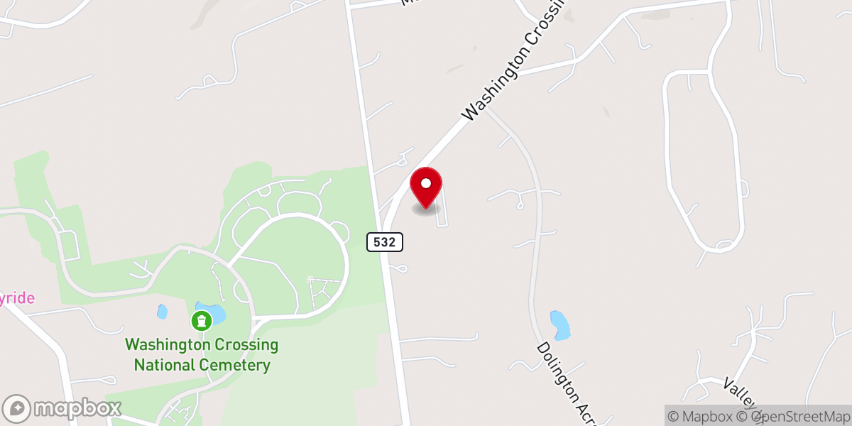 Map showing location of Ascension Lutheran Church