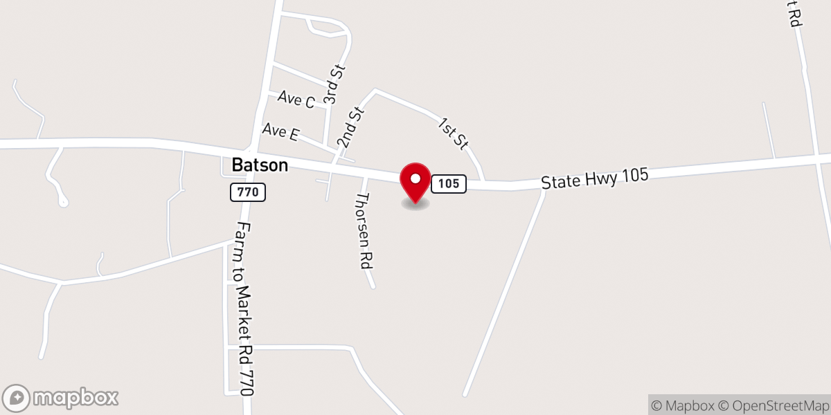 Map showing location of New Life Assembly of God - Food Distribution Center