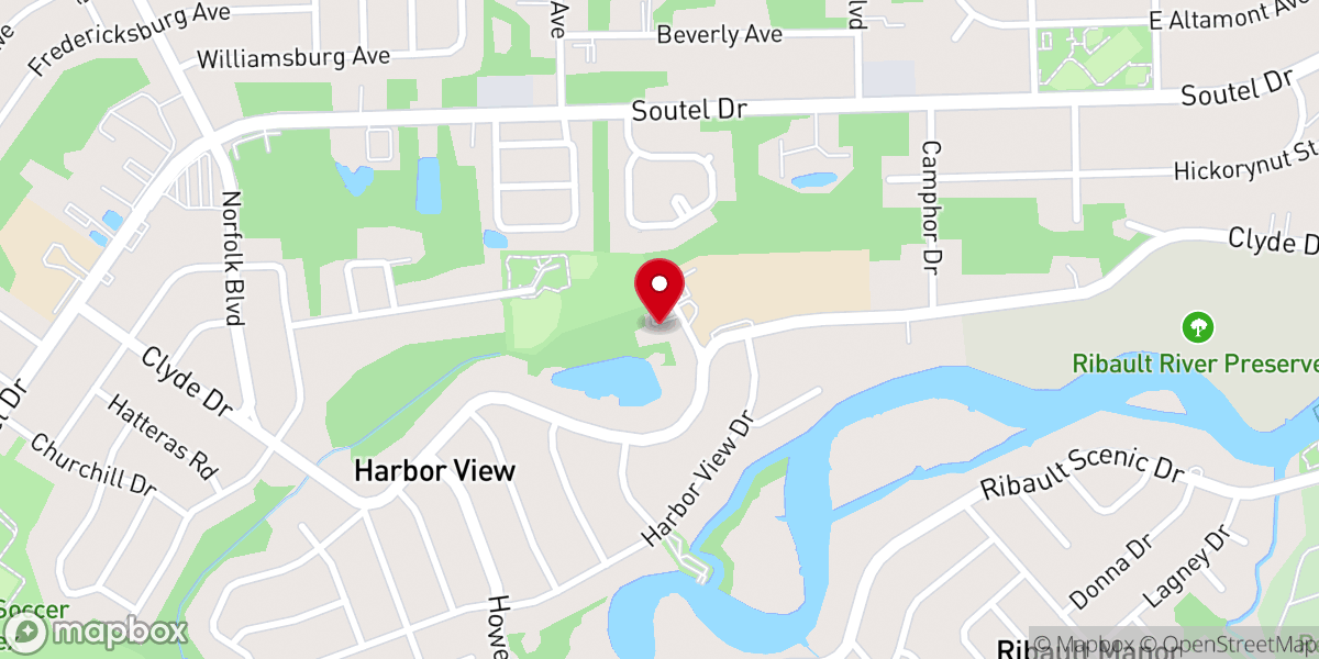 Map showing location of Mt. Nebo Baptist Church