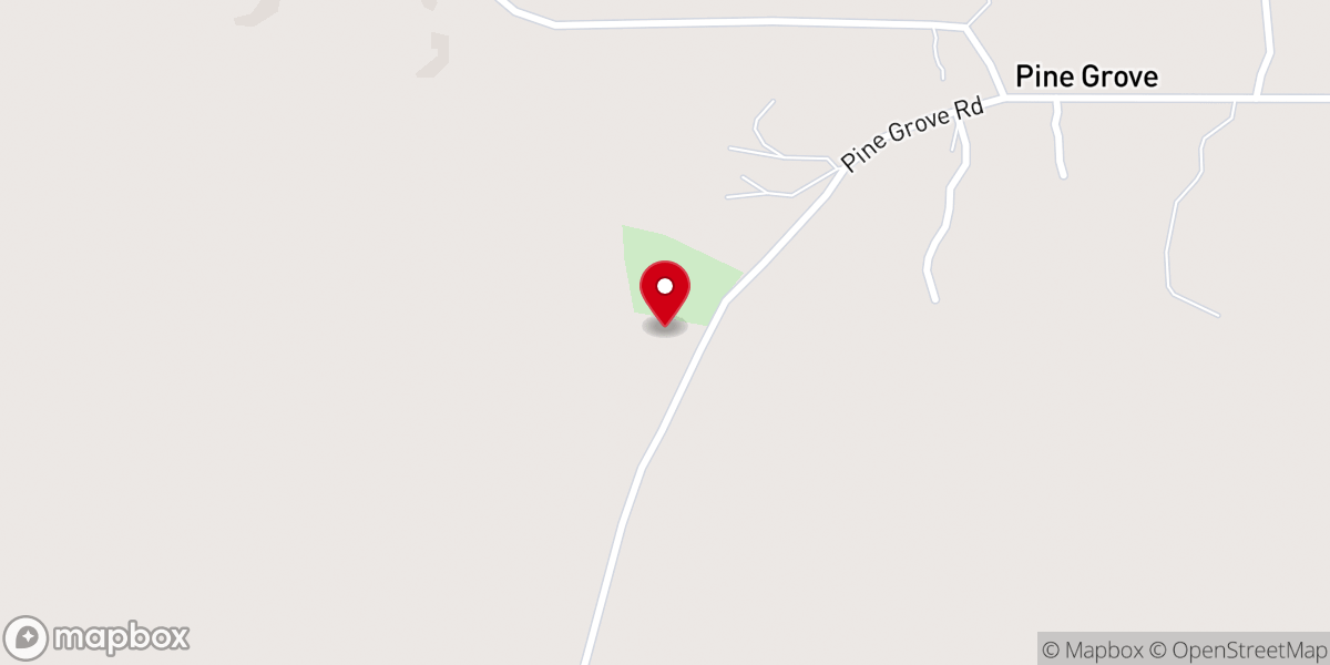 Map showing location of Pennel Chapel CME Church