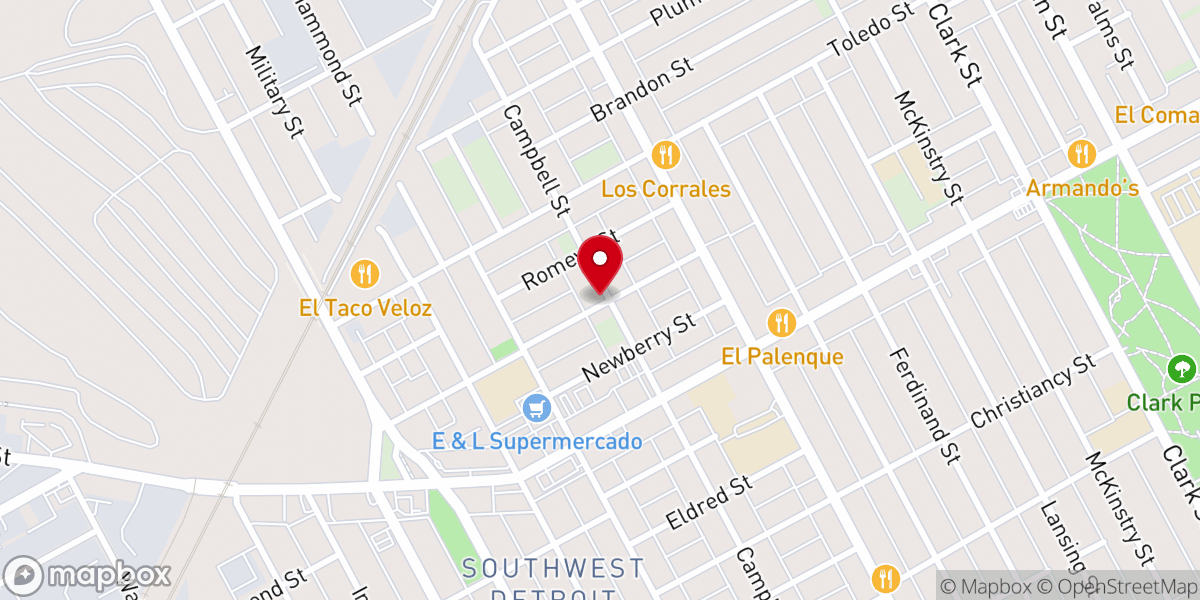 Map showing location of Templo El Calvario del Cladic