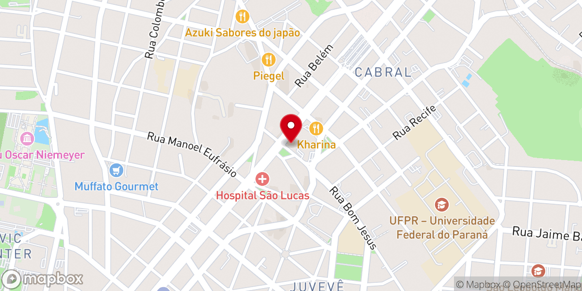 Map showing location of Igreja Senhor Bom Jesus do Cabral