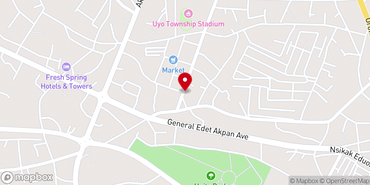 Map showing location of Divine Joy Parish