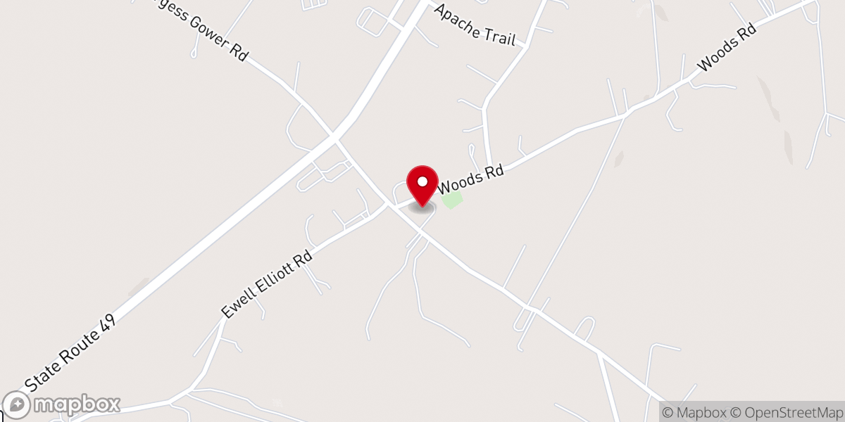 Map showing location of Coopertown Church Of Christ