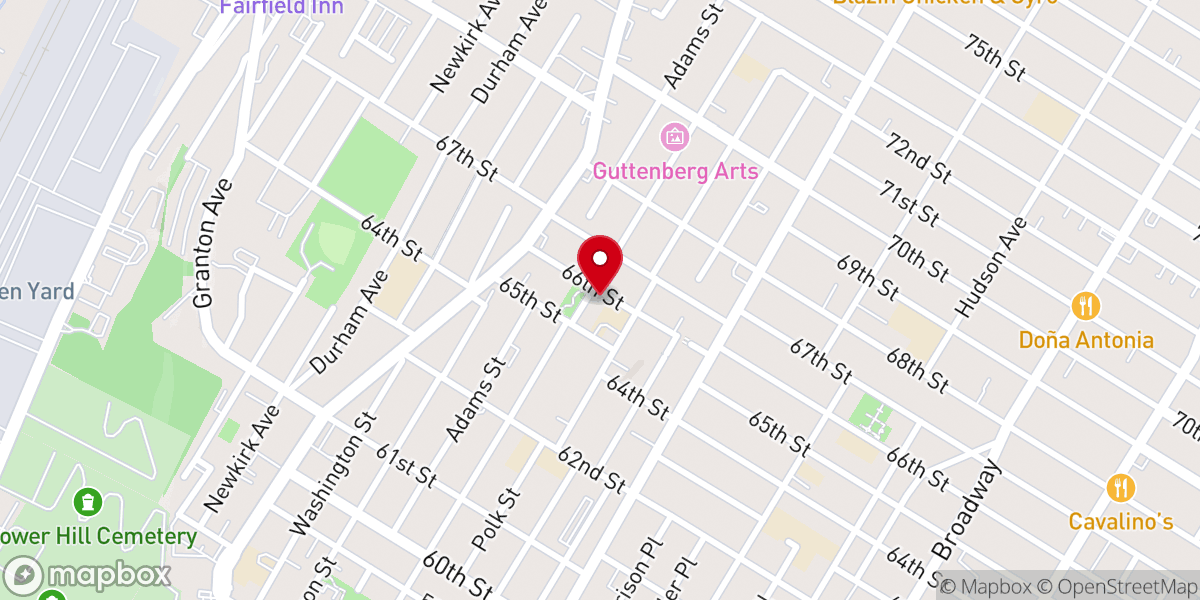 Map showing location of Saint Mary's Roman Catholic Church