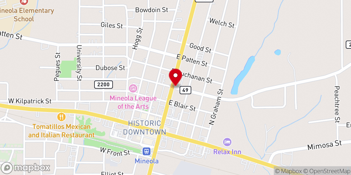 Map showing location of Forever Faithful Ministries