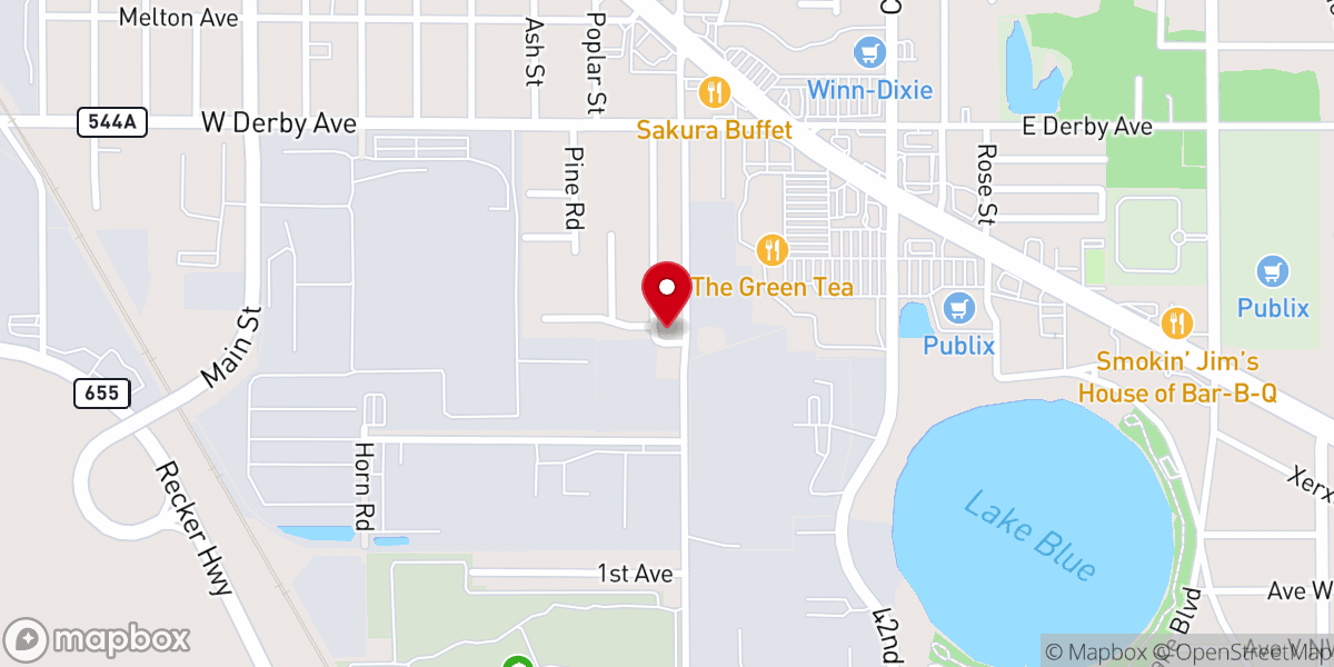 Map showing location of Church of God Bible Wa
