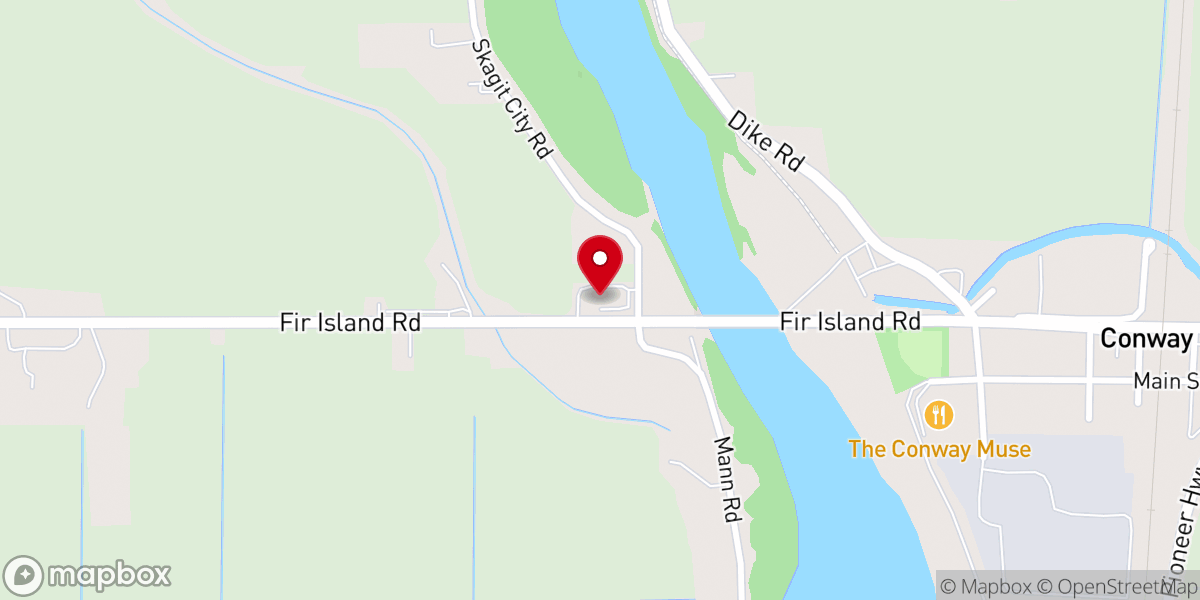 Map showing location of Fir - Conway Lutheran Church