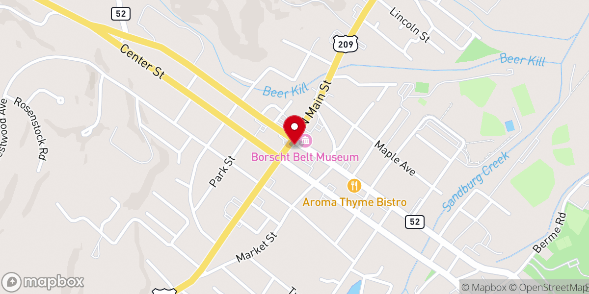 Map showing location of Ellenville United Methodist Church - Food Distribution Center