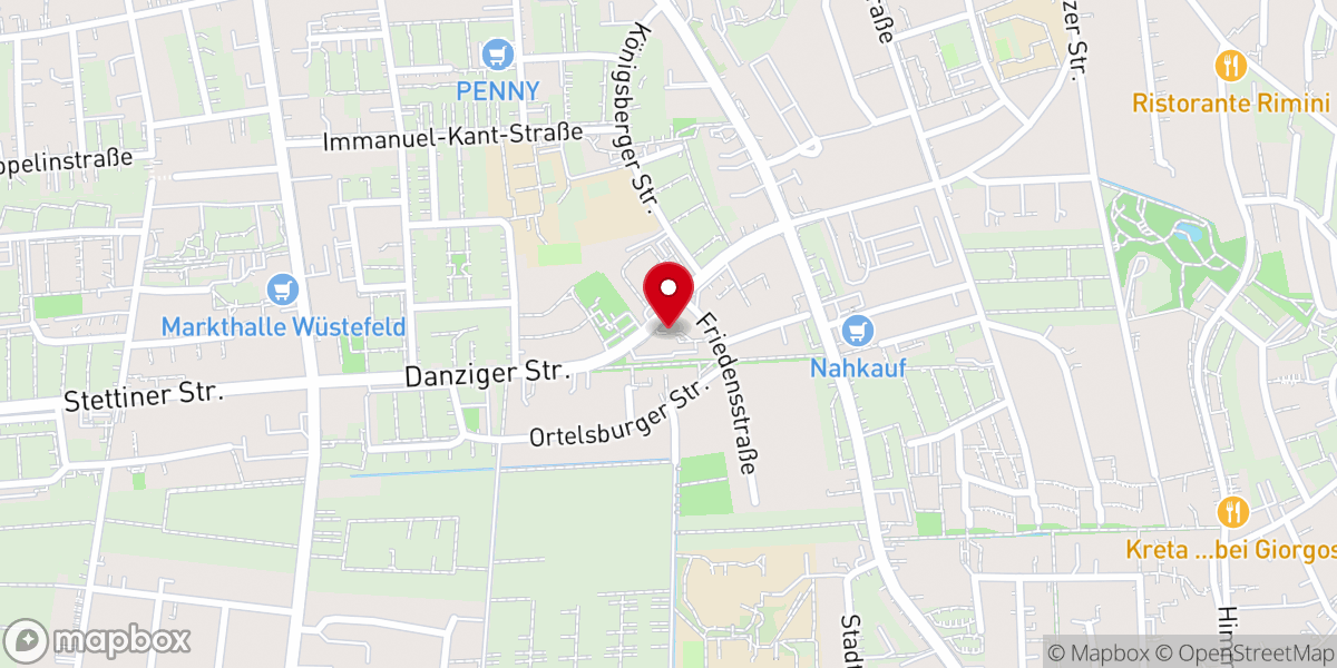Map showing location of Behördenhaus Stadt Göttingen