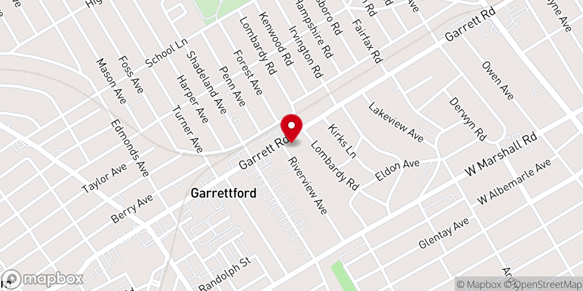 Map showing location of Christ's Community Church