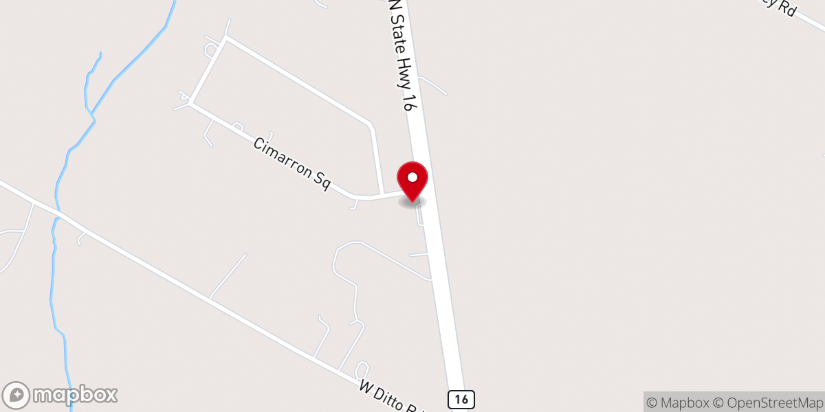 Map showing location of Resurrected Life Church
