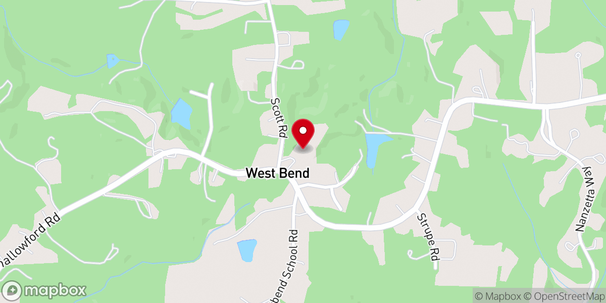 Map showing location of Union United Methodist Church