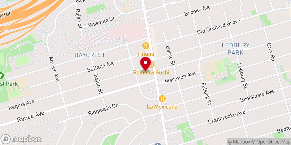 Map showing location of St. Eugene's Catholic Chapel