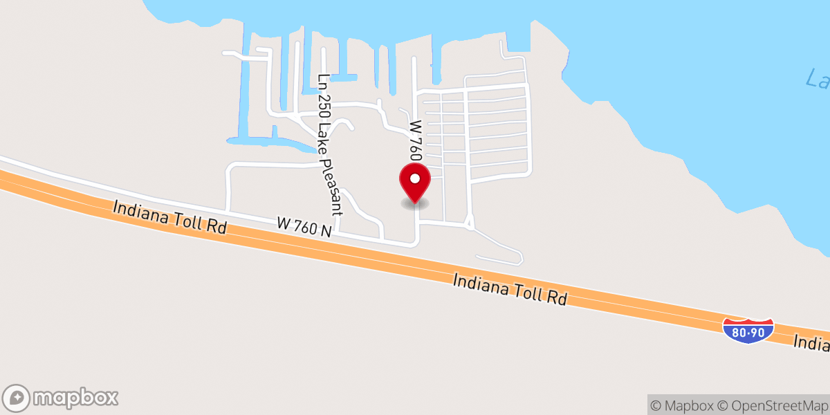 Map showing location of Manapogo RV Campground