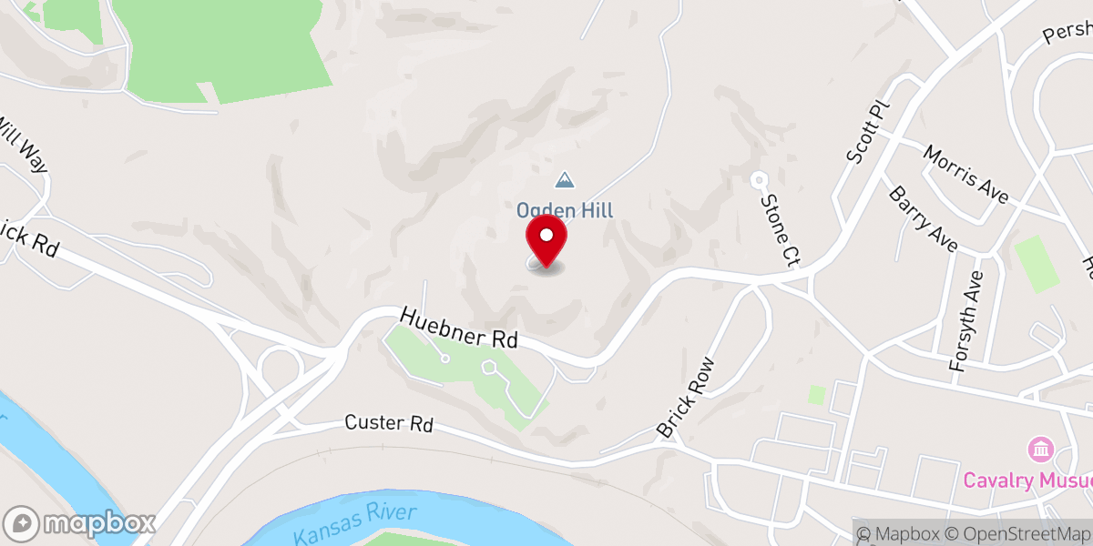 Map showing location of Outdoor Chapel