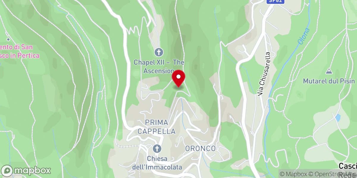 Map showing location of Terza Cappella - Natività