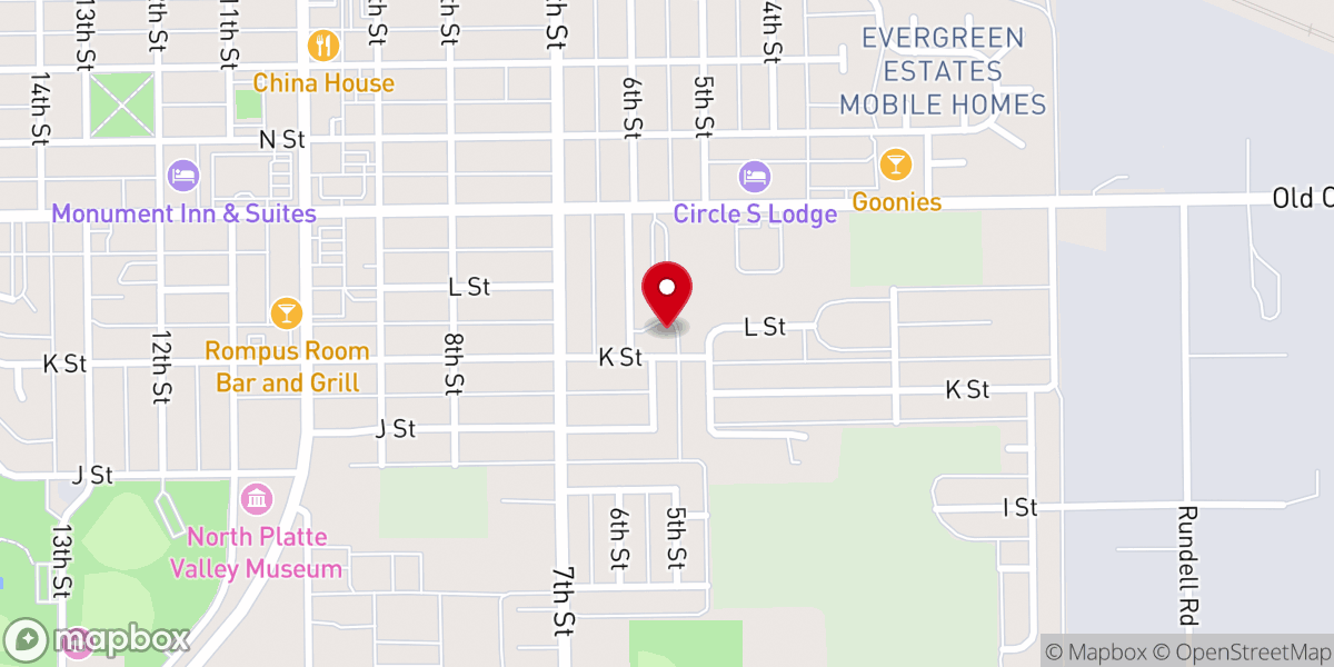 Map showing location of Declaration Church