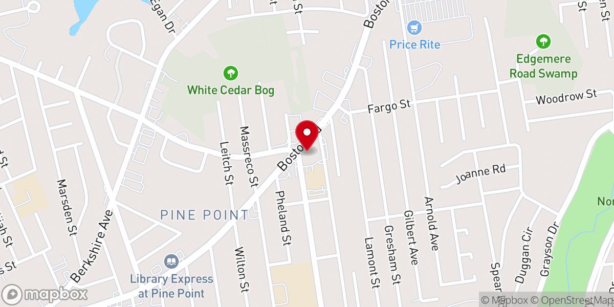 Map showing location of Our Lady of the Sacred Heart Church