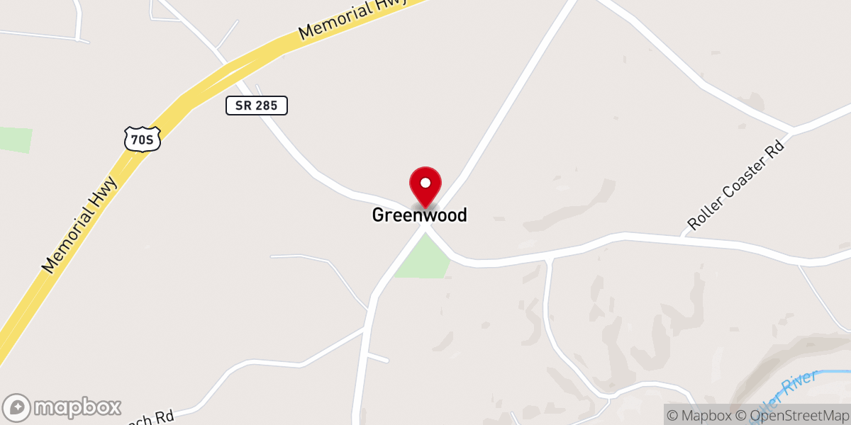 Map showing location of Doyle Church of the Nazarene