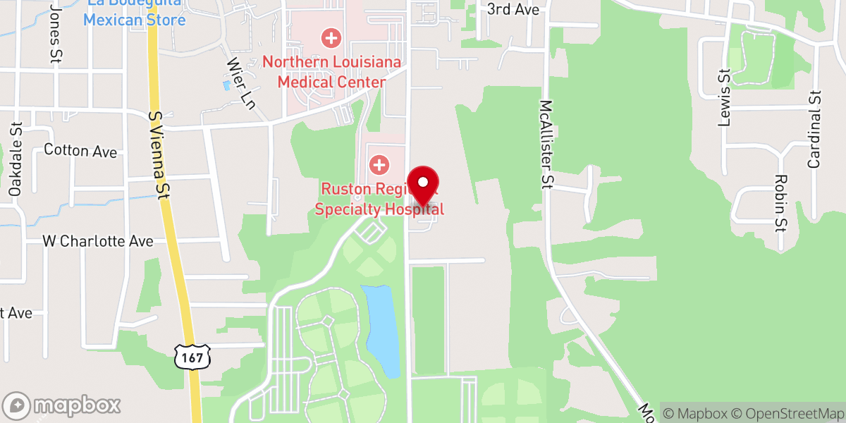 Map showing location of Church of God In Christ