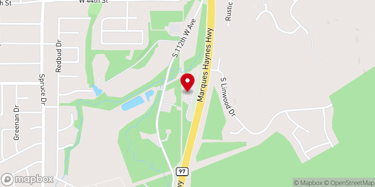 Map showing location of Landmark Tabernacle