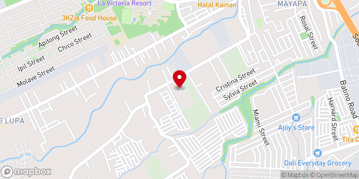 Map showing location of Life Transformation Church