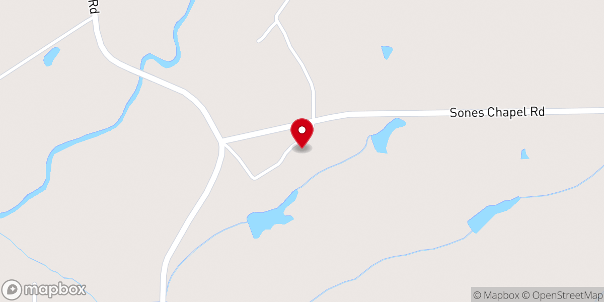 Map showing location of Sones Chapel Landmark Missionary Baptist Church