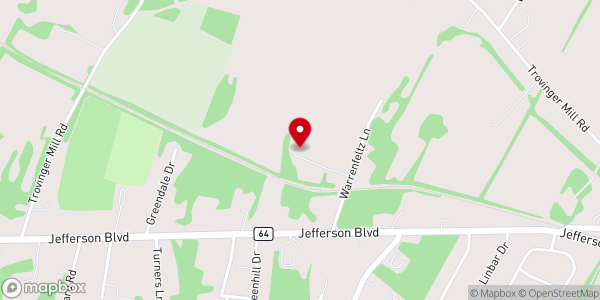 Map showing location of Robinwood Church