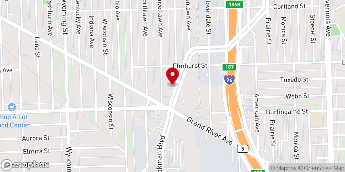 Map showing location of Pentecostal Community Church