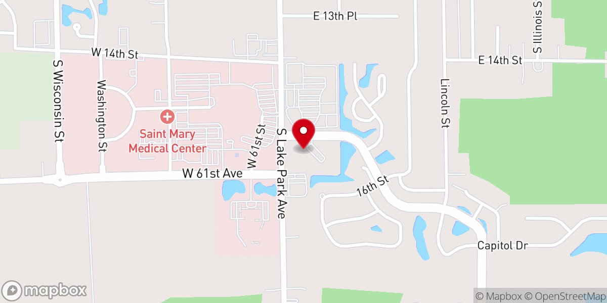 Map showing location of Barrington Ridge Baptist Church