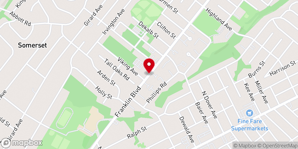 Map showing location of Mt Carmel Church OPC