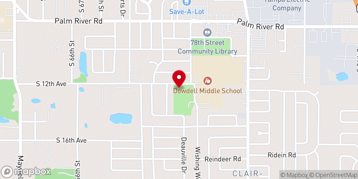 Map showing location of Iglesia de Dios Pentecostal M.I.