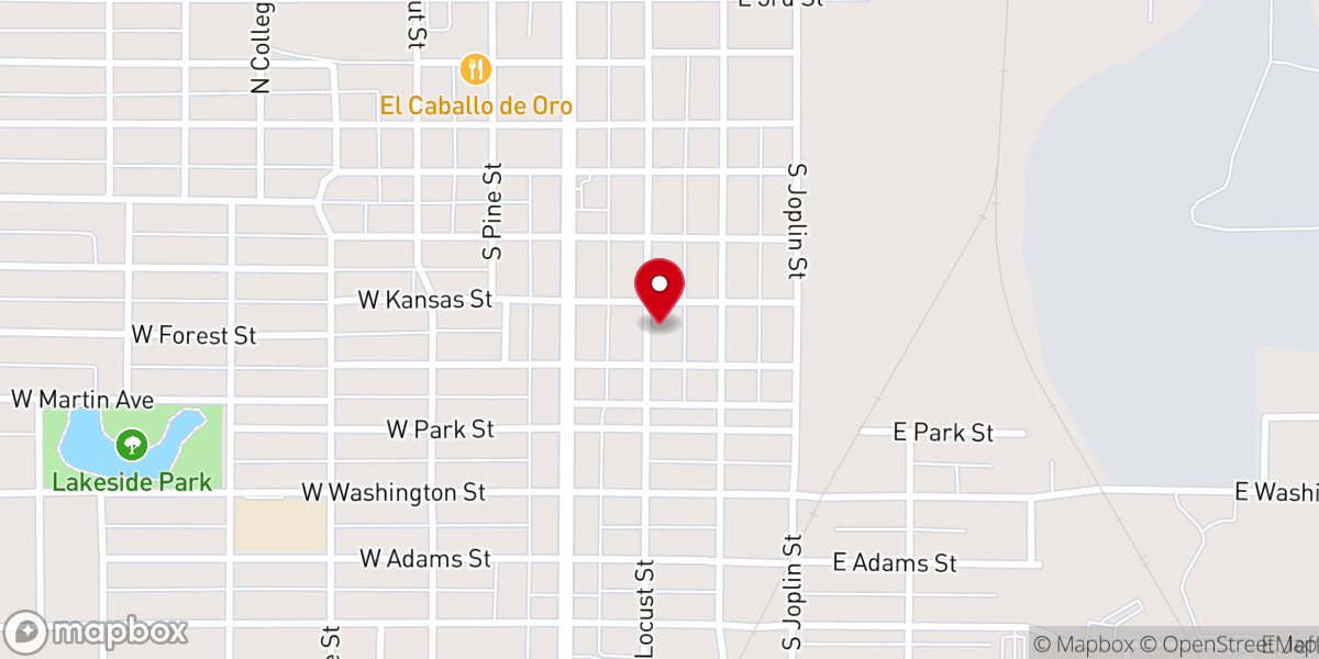 Map showing location of Ministerios El Jordan Pittsburg