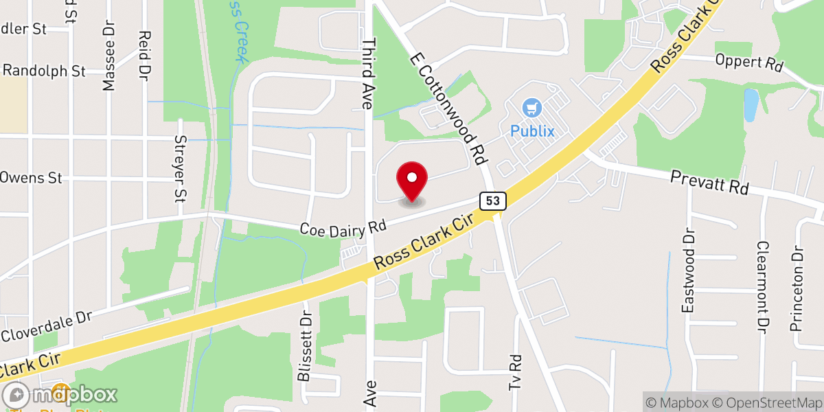 Map showing location of Faith Tabernacle Community