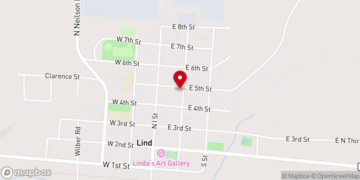 Map showing location of Zion Congregational United Church