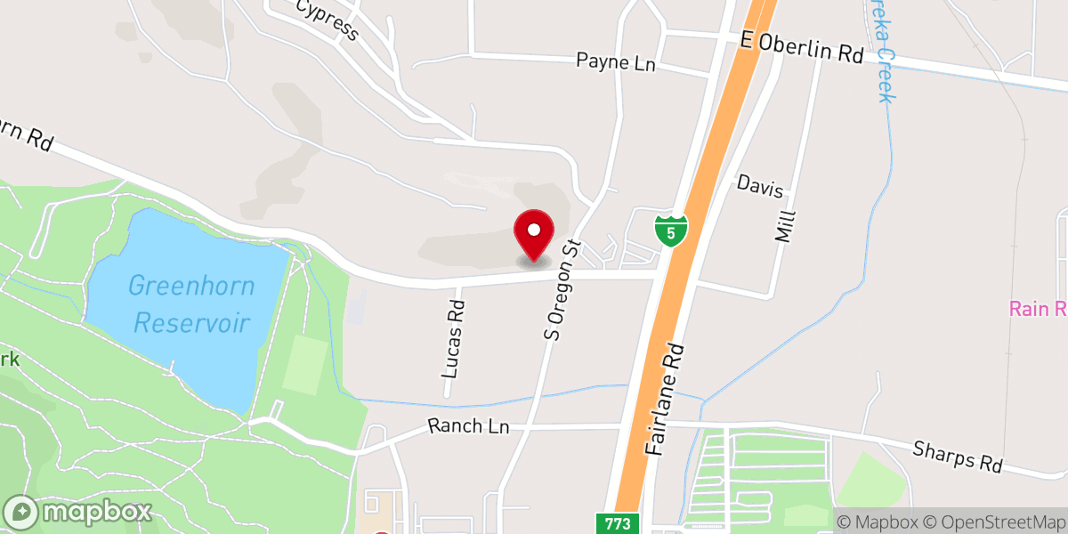 Map showing location of Covenant Chapel