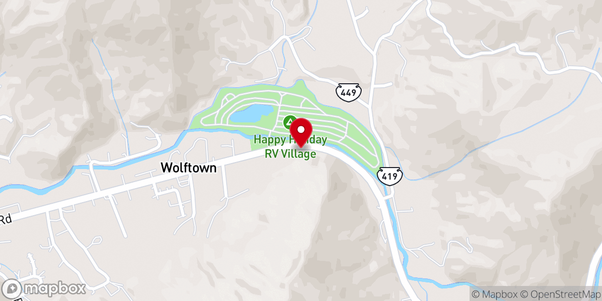 Map showing location of Wesleyan Church