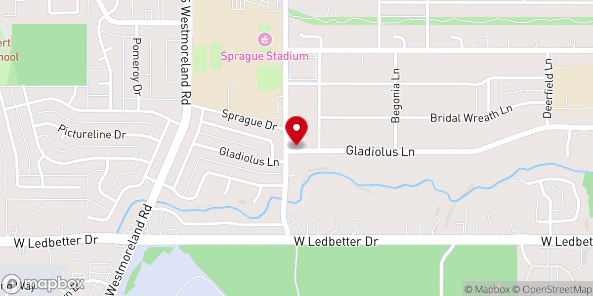Map showing location of Chapel of Change Dallas
