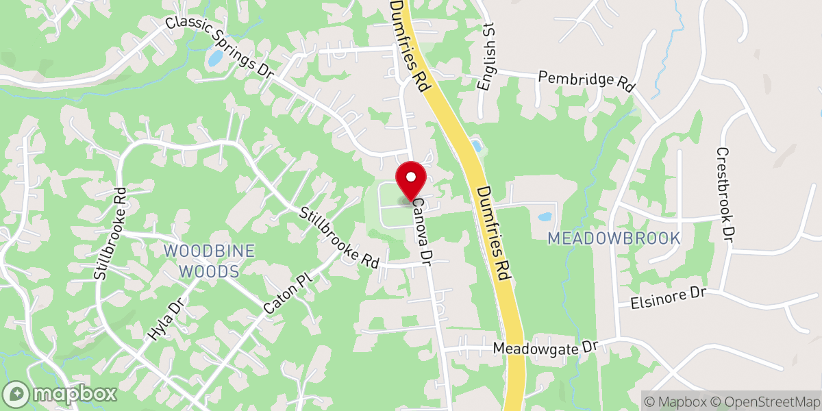 Map showing location of First Woodbine Church an Independent Baptist Fellowship, Inc.