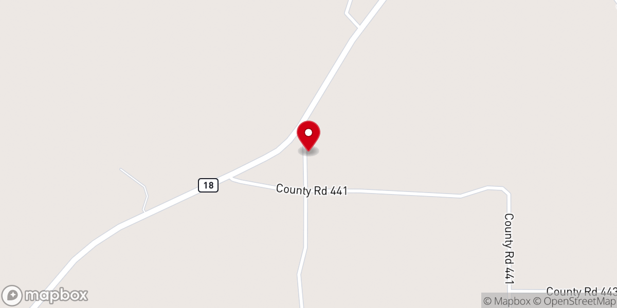 Map showing location of Faith Tabernacle
