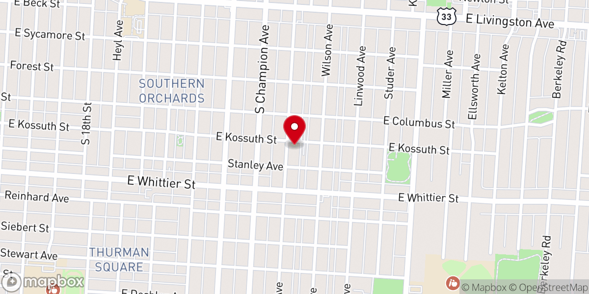 Map showing location of Family Missionary Baptist Church